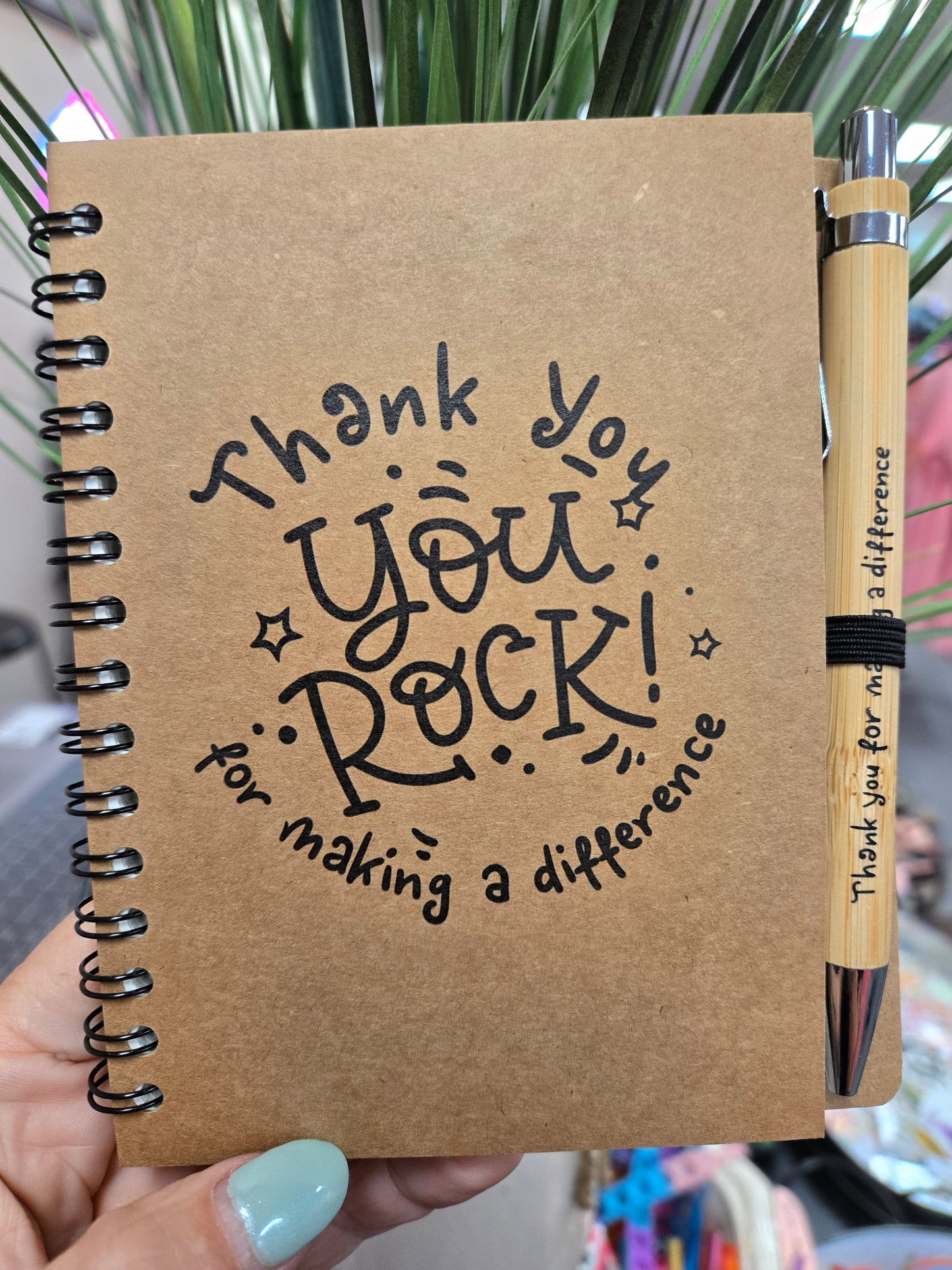 Spiral Notebook and Pen Gift Set