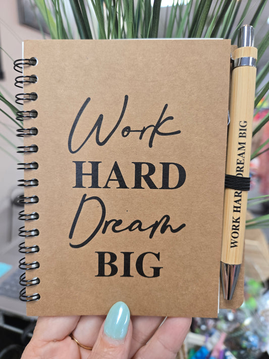 Spiral Notebook and Pen Gift Set