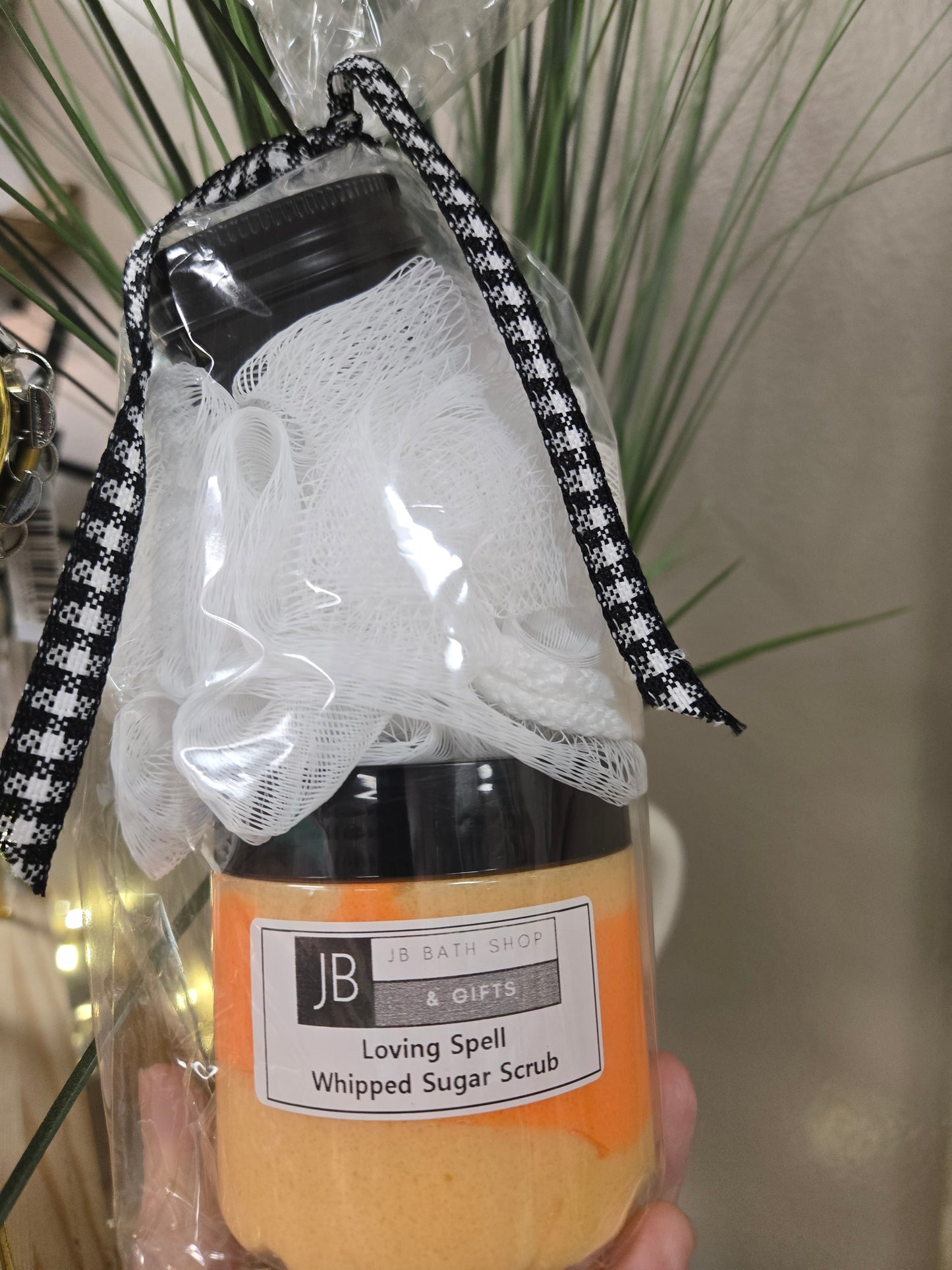 Sugar Scrub & loufa Gift Set