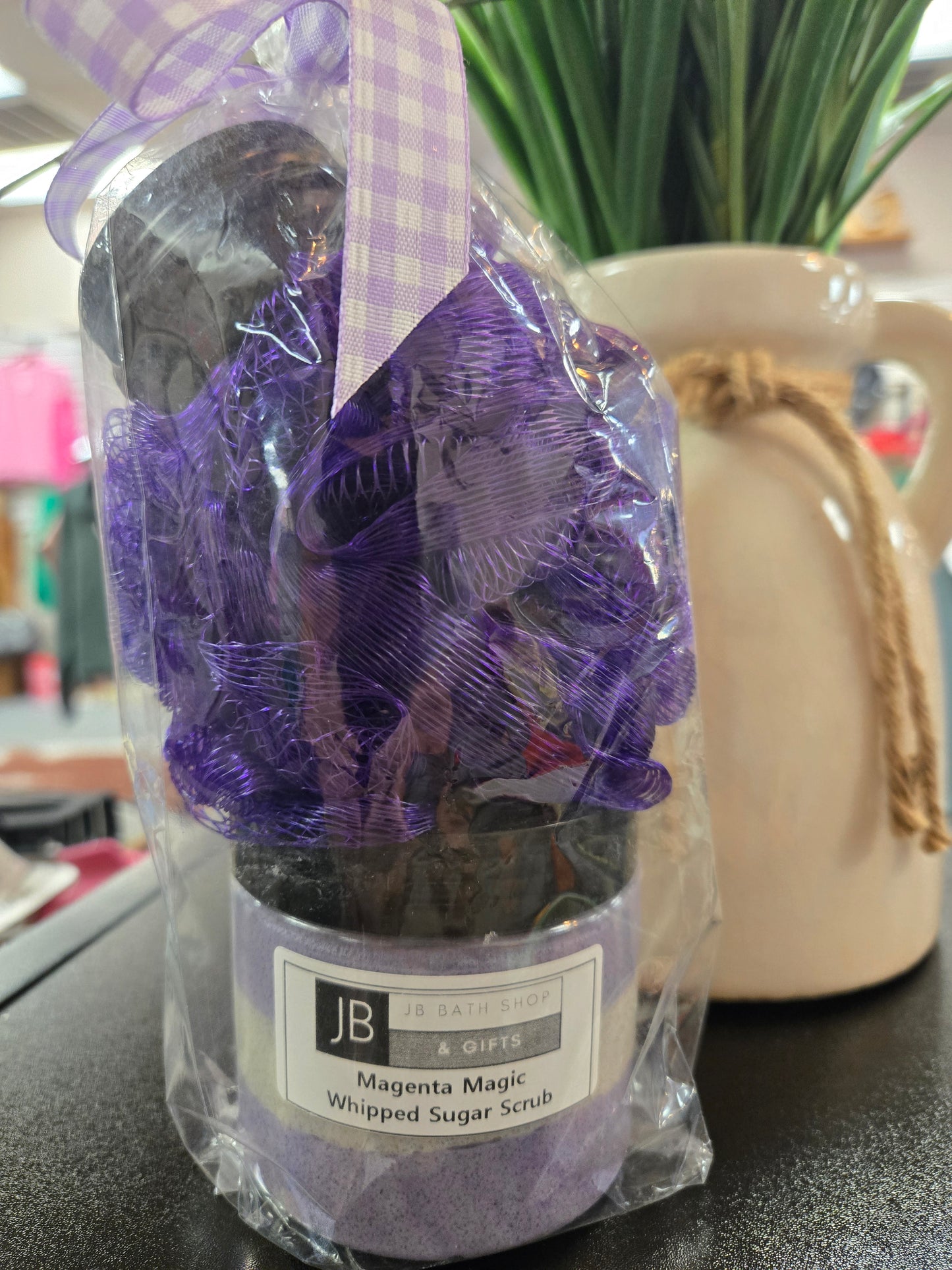 Sugar Scrub & loufa Gift Set