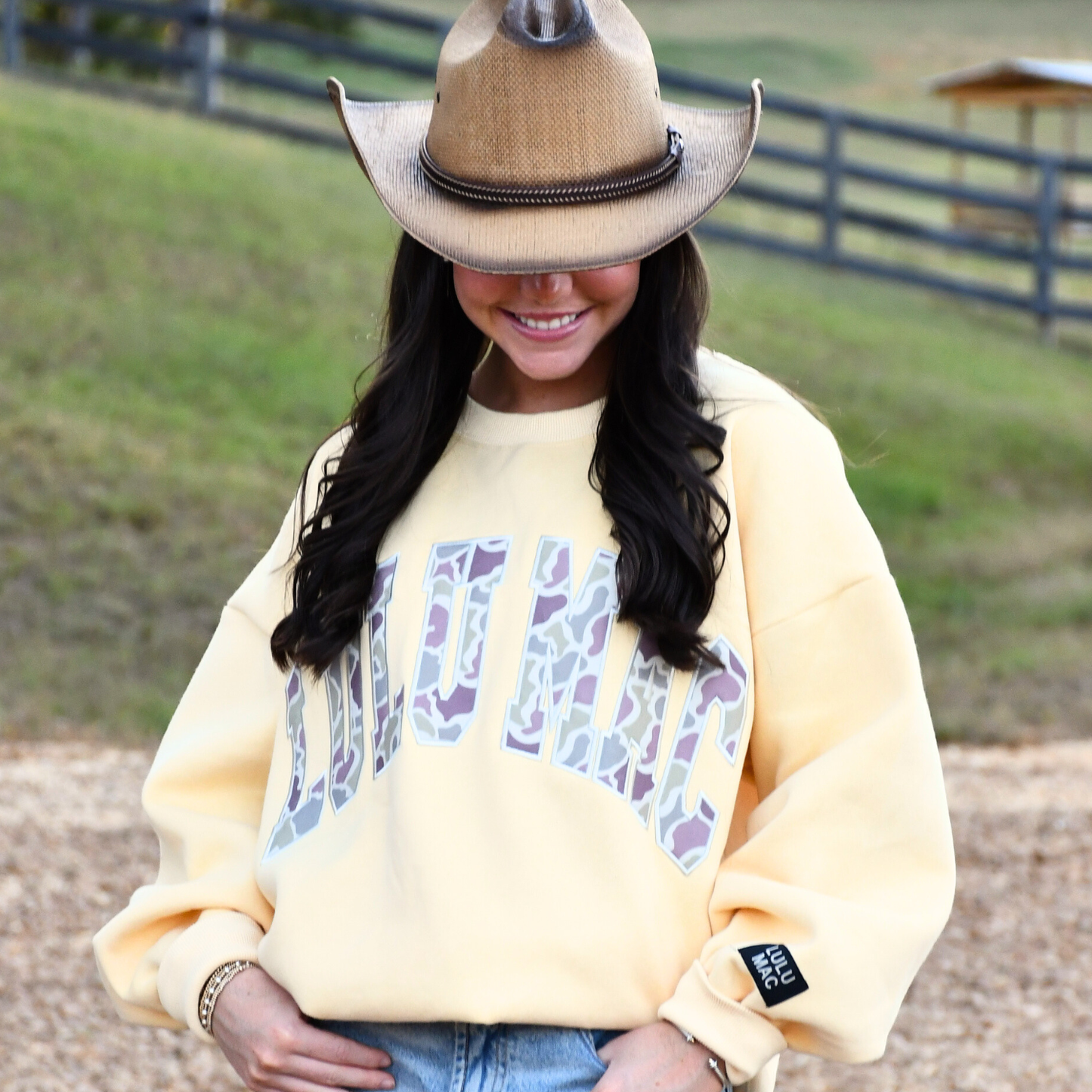 Lulu Mac Sweatshirt Butter/Camo