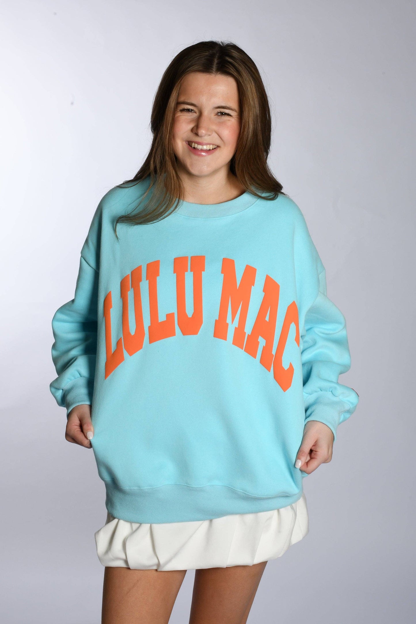 LuLu Mac Sweatshirt - Teal/Orange