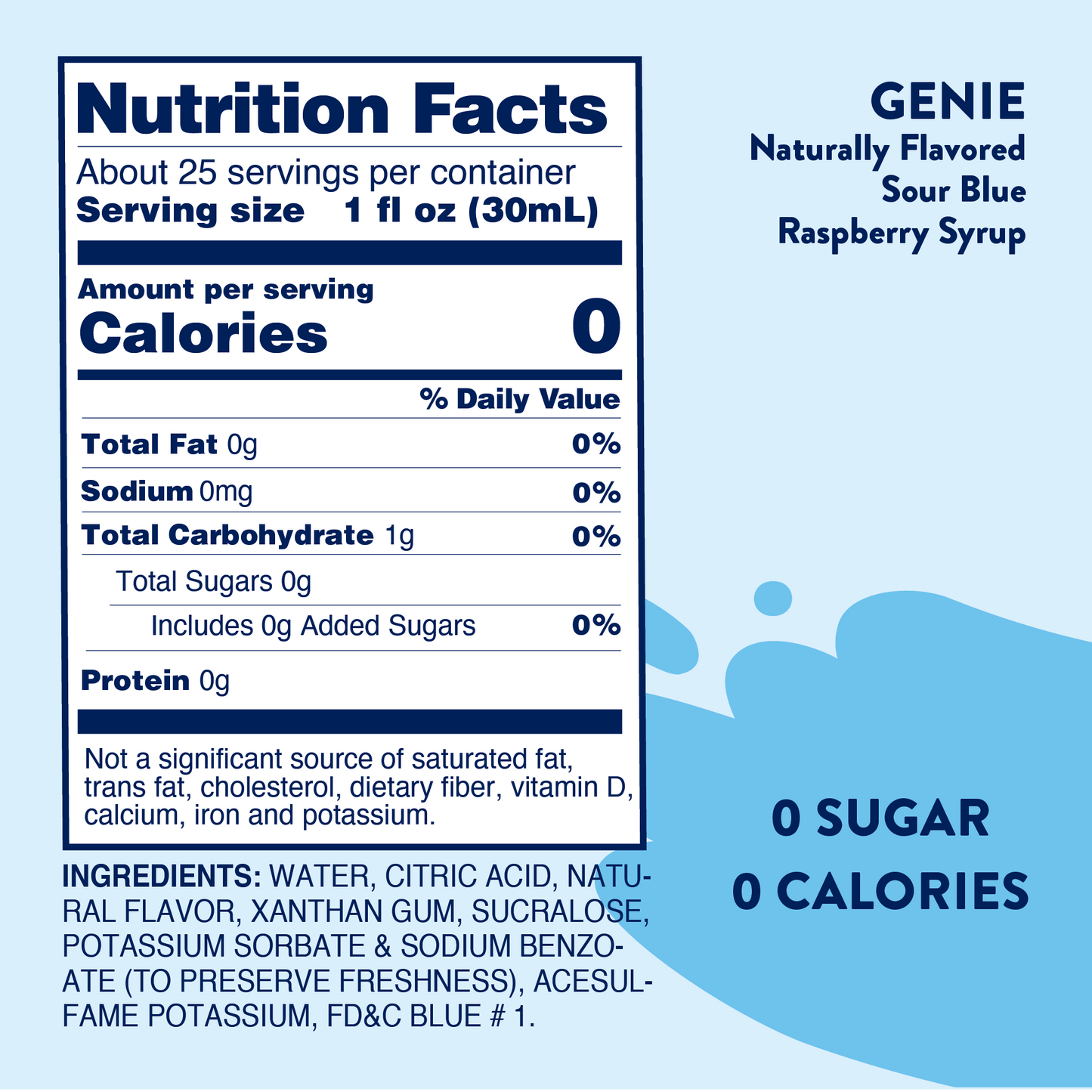 Sugar Free Sour Genie Skinny Syrup
