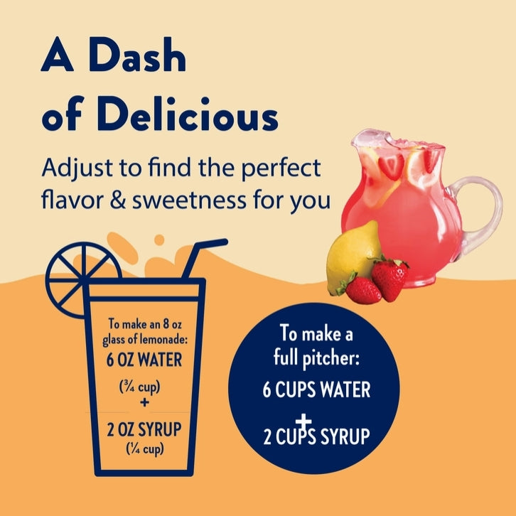 Strawberry Pink Lemonade Skinny Syrup