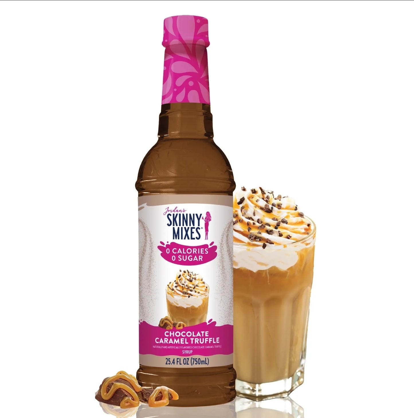 Sugar Free Chocolate Caramel Truffle Skinny Syrup