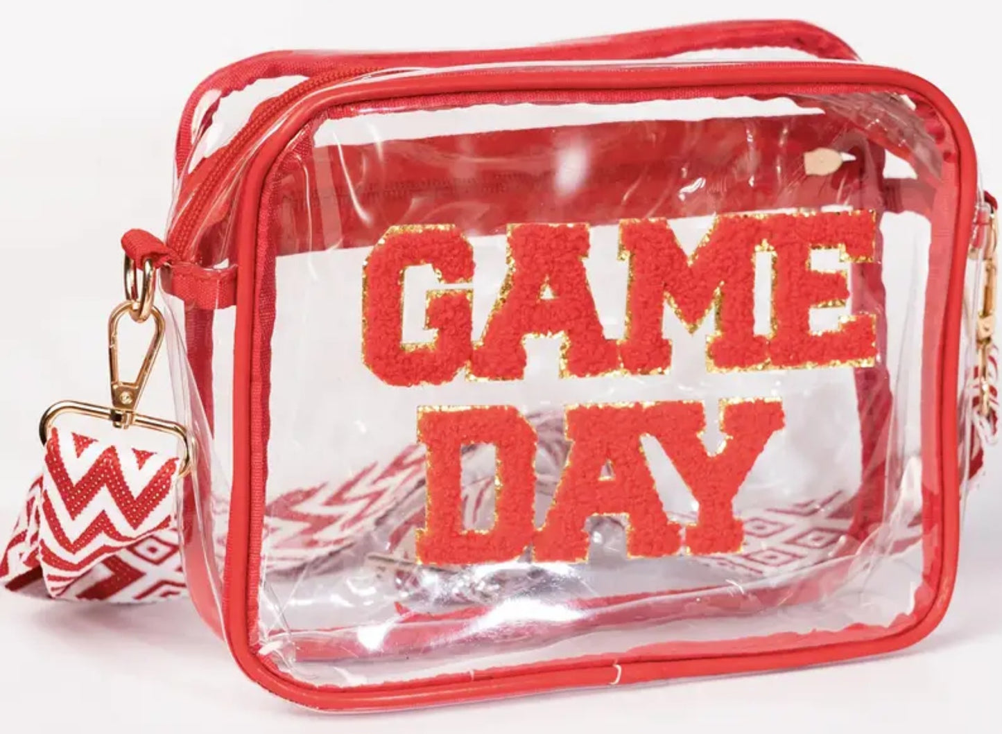 Game Day clear Crossbody Purse
