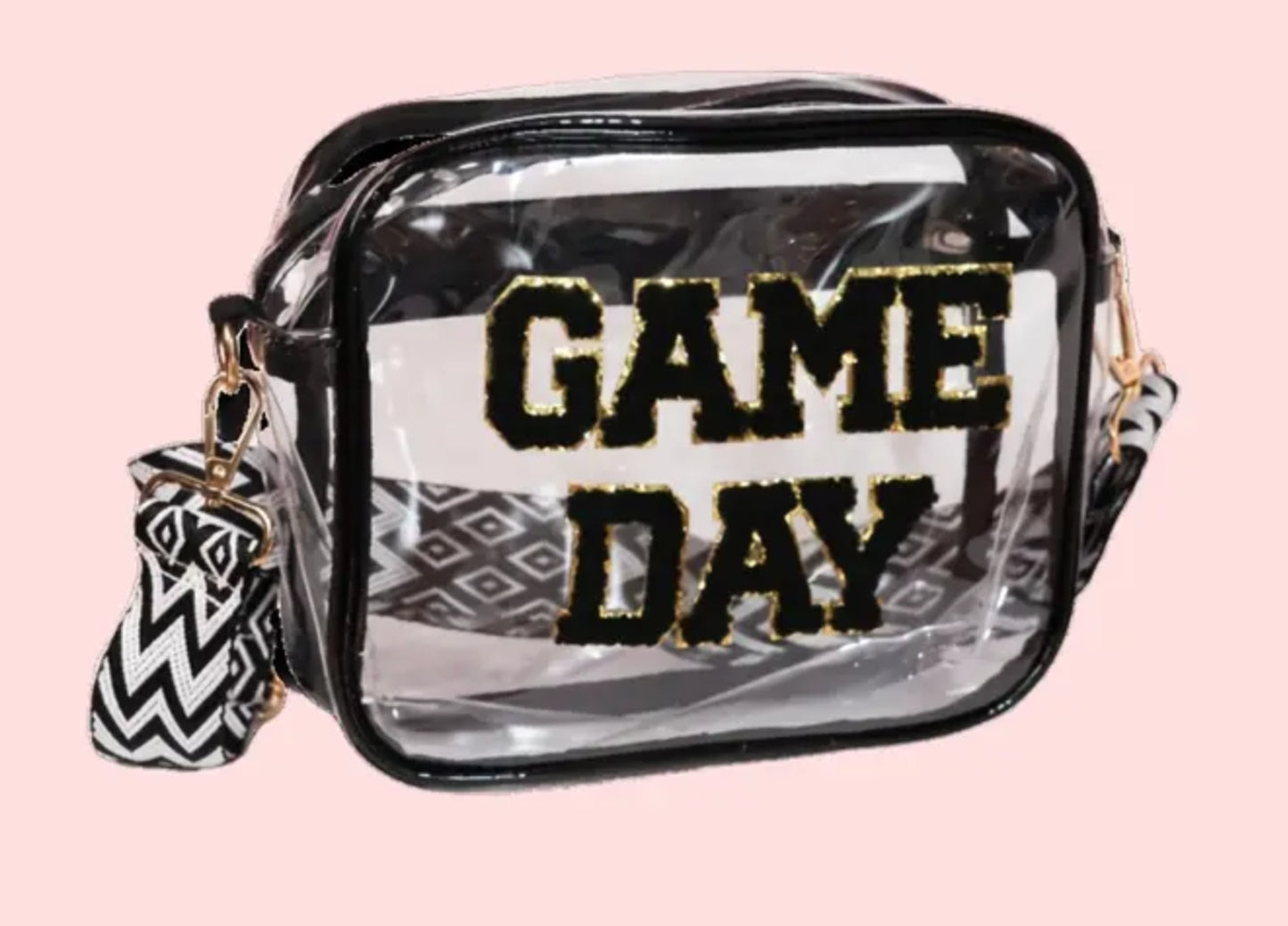 Game Day clear Crossbody Purse
