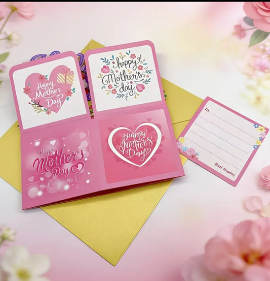 Mother's Day Pop-Up Bouquet Card