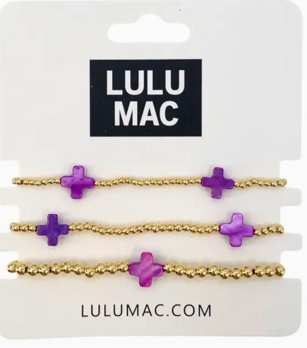 LuLu Mac 3 piece Bracelet Sets
