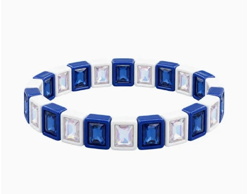 LuLu Mac Stretch Rhinestone Bracelet