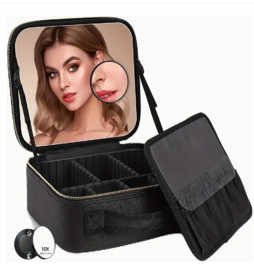 Hard Makeup Case with mirror