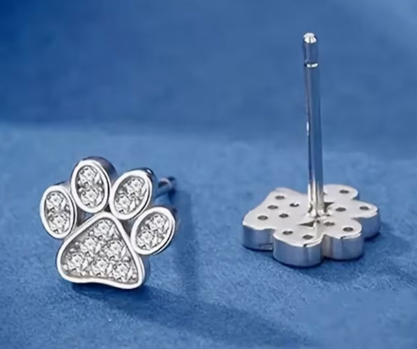 Paw Print Earrings