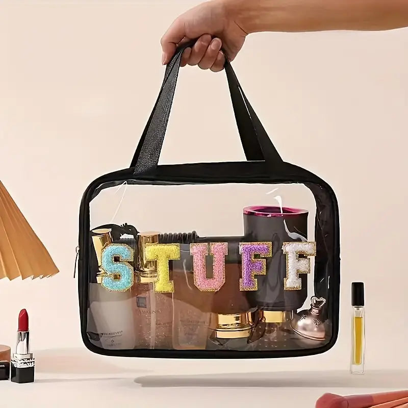 Clear Chenille Stuff Bag