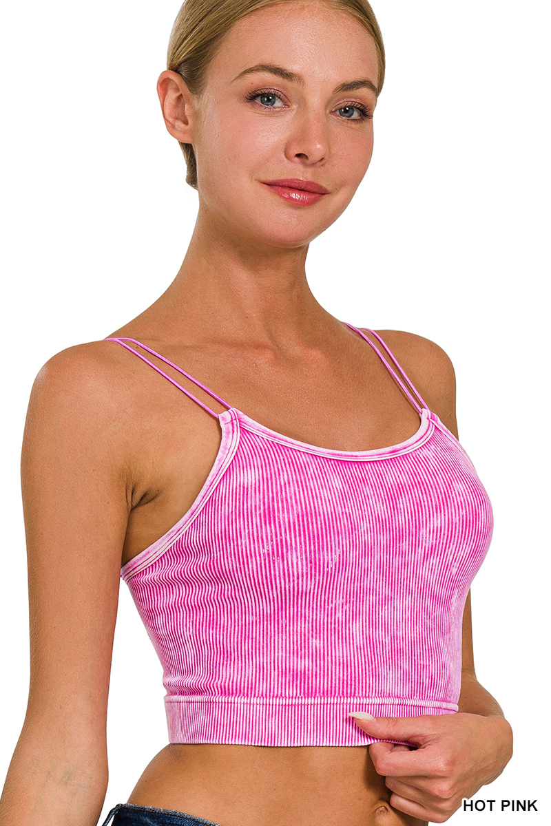 Ribbed Seamless Strapped Brami