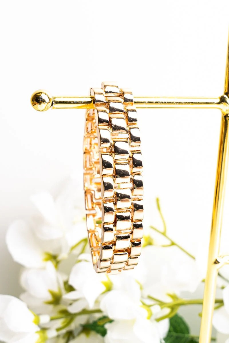 Let's Link Up Goldtone Bracelet