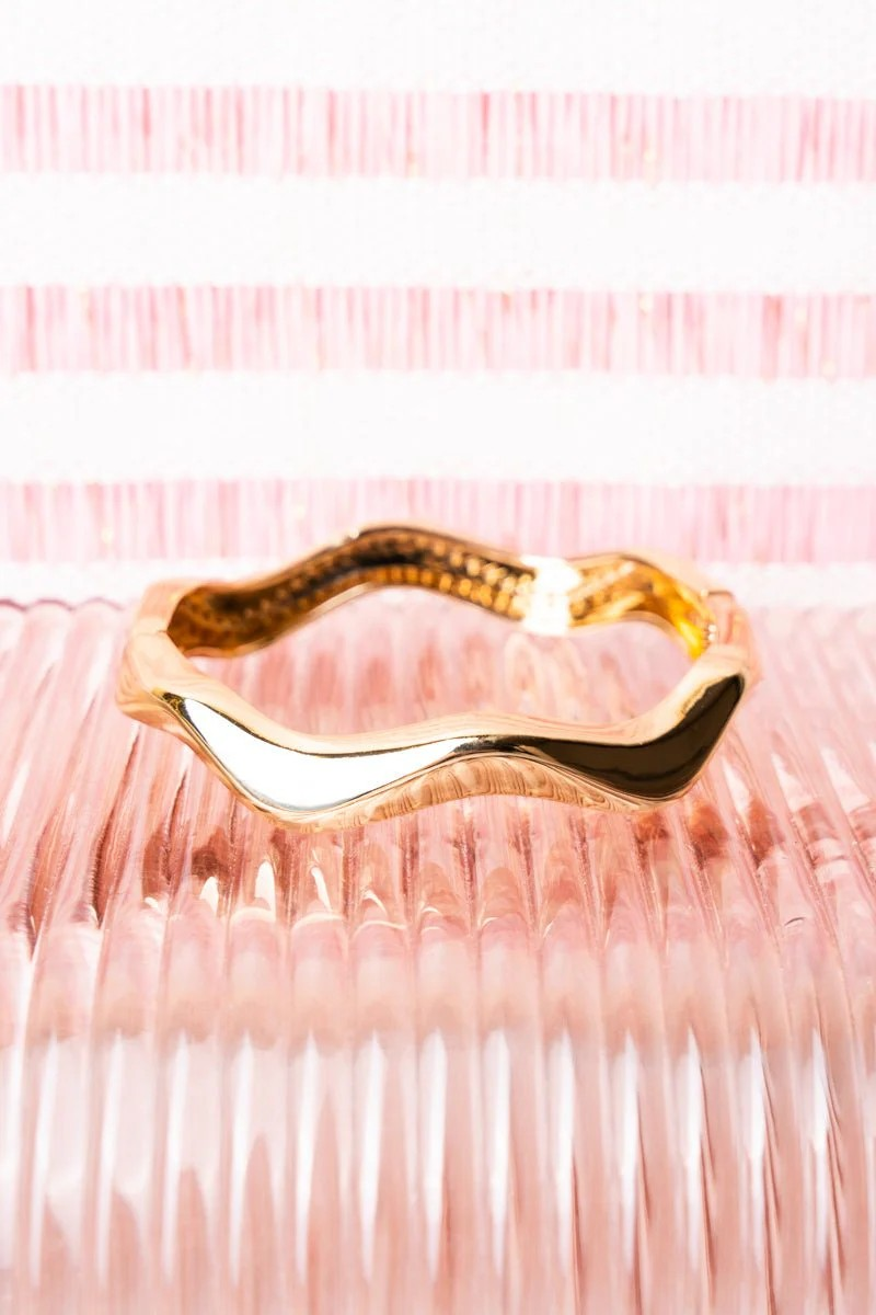 Crystal Avenue Macie Goldtone Bracelet