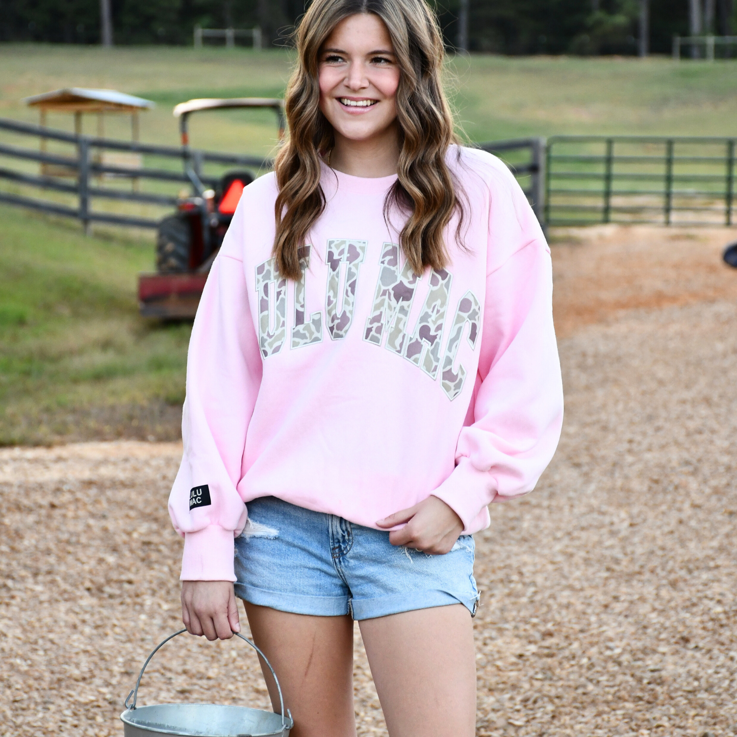 Lulu Mac Sweatshirt Light Pink/Camo