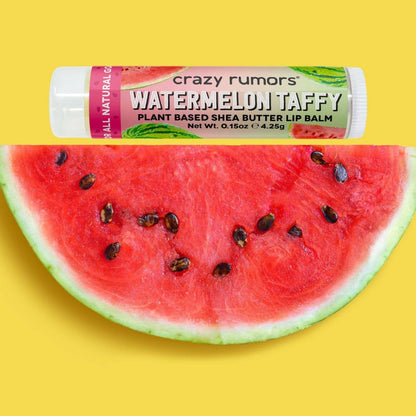 All Natural, Vegan Watermelon Taffy  Lip Balm