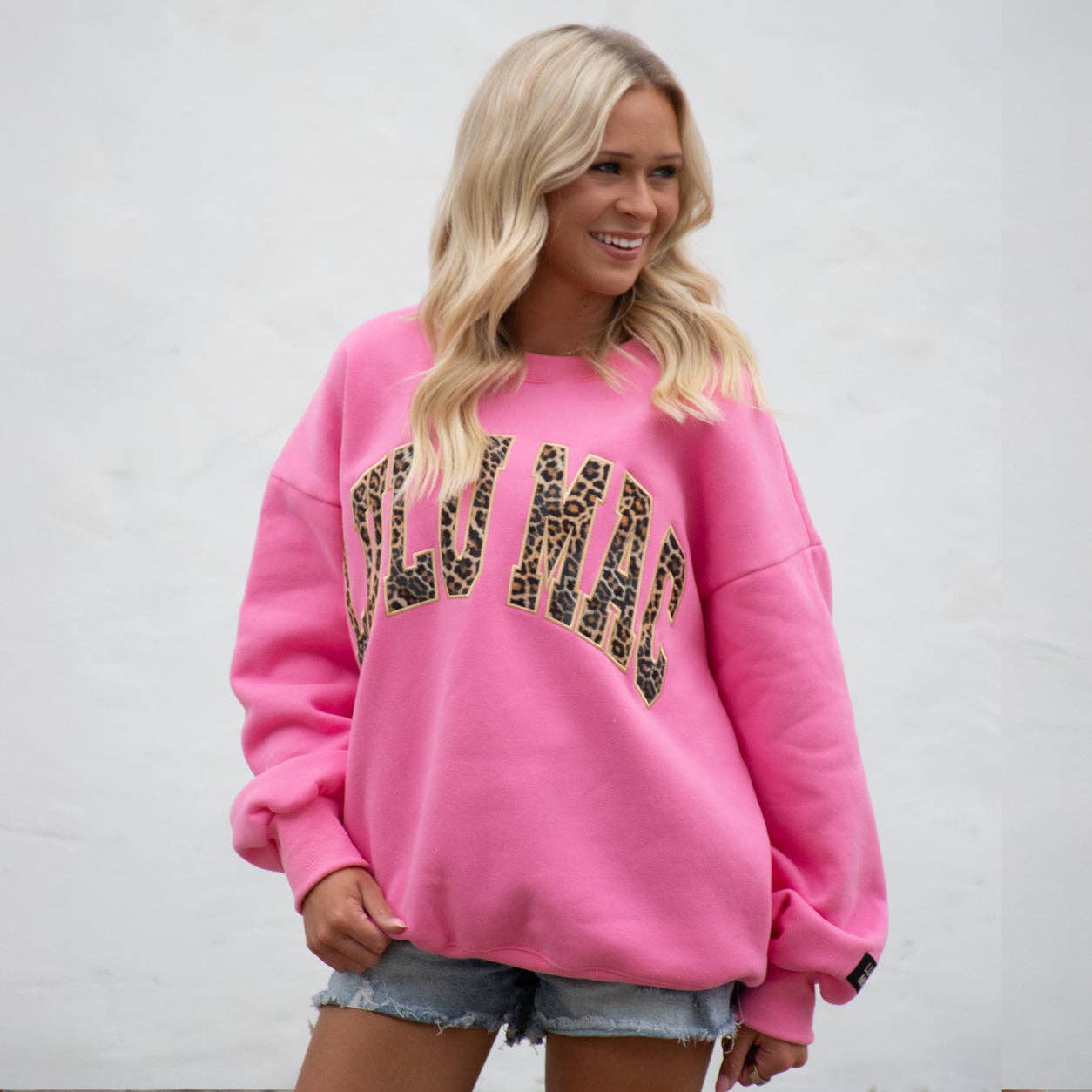 Lulu Mac Sweatshirt Bubblegum/Leopard