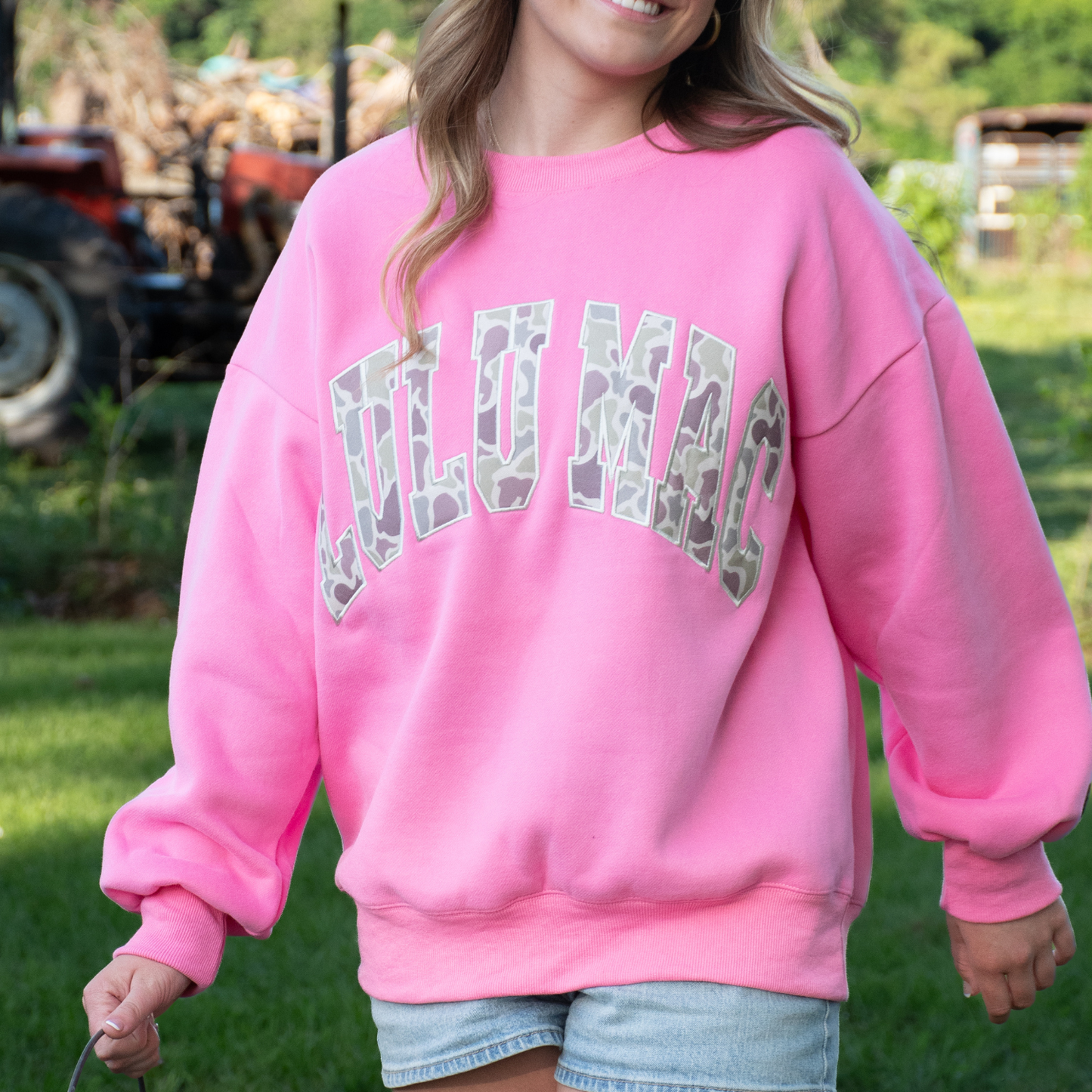 Lulu Mac Sweatshirt Bubblegum/Camo