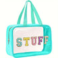 Clear Chenille Stuff Bag