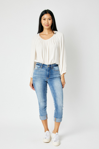 Judy Blue Skinny Fit Capri Jeans