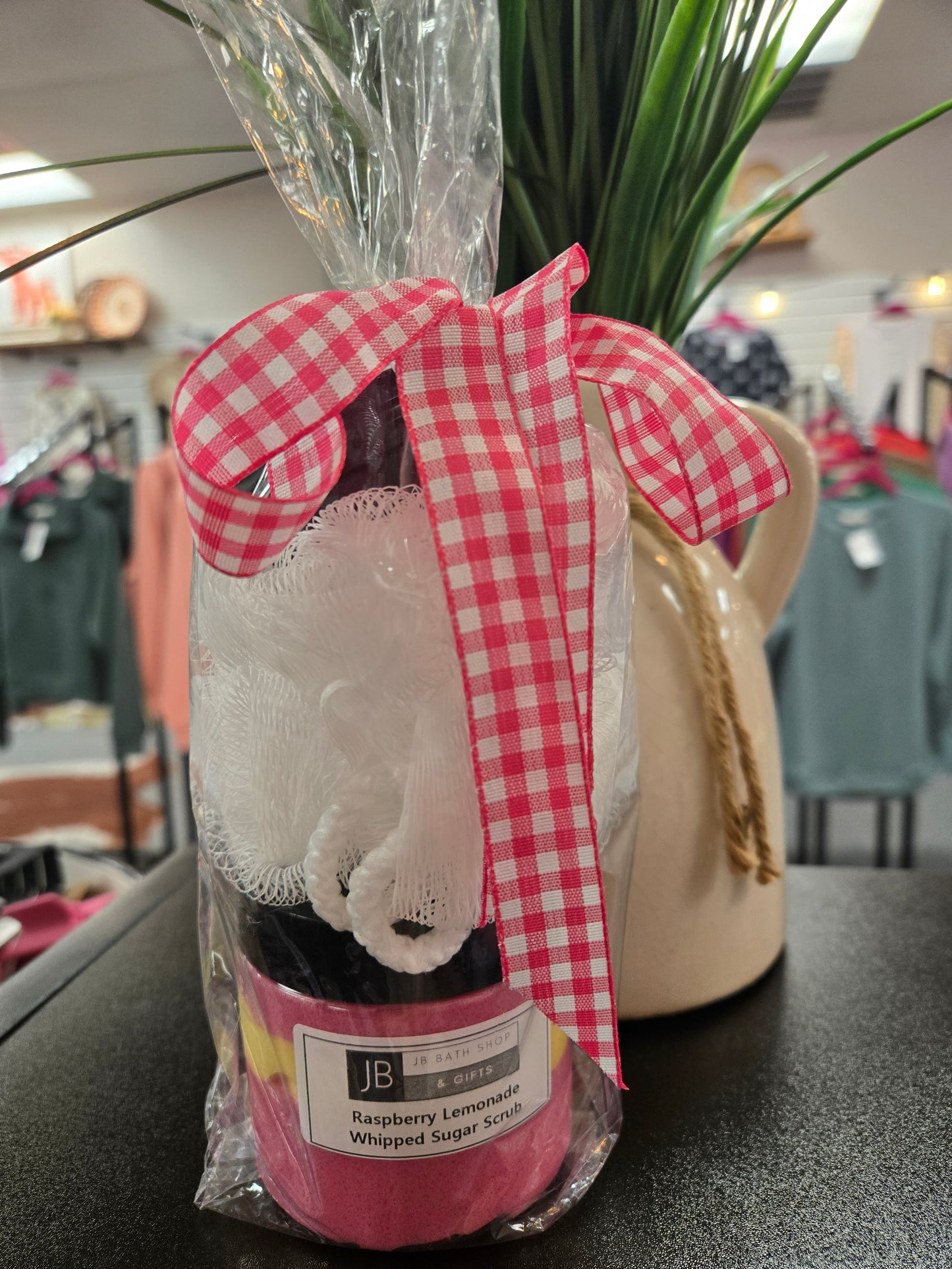 Sugar Scrub & loufa Gift Set