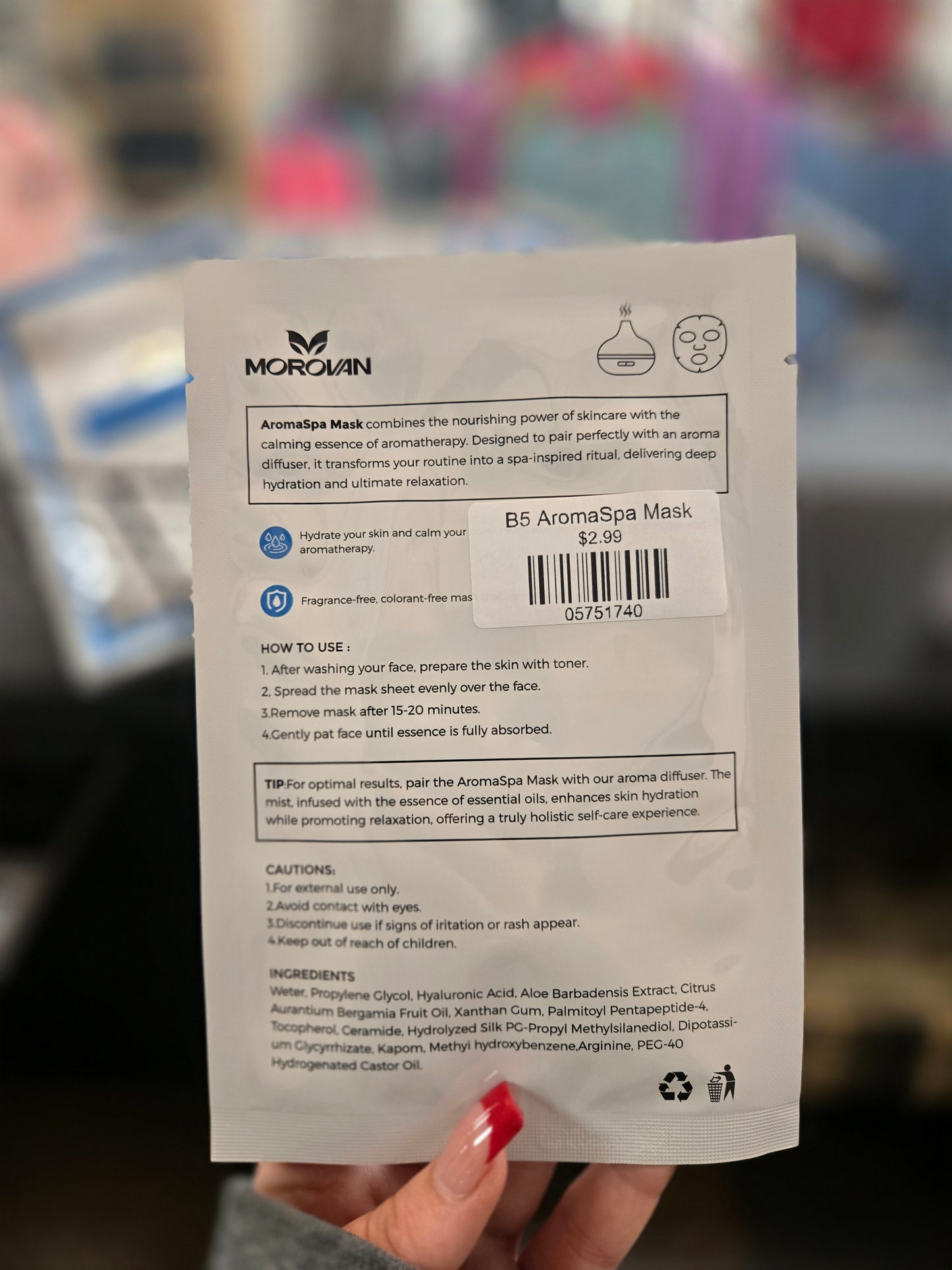 Hyaluronic-B5 AromaSpa Mask