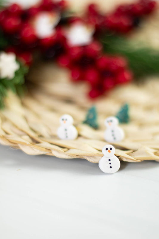 Christmas Mini Clay Stud Earrings