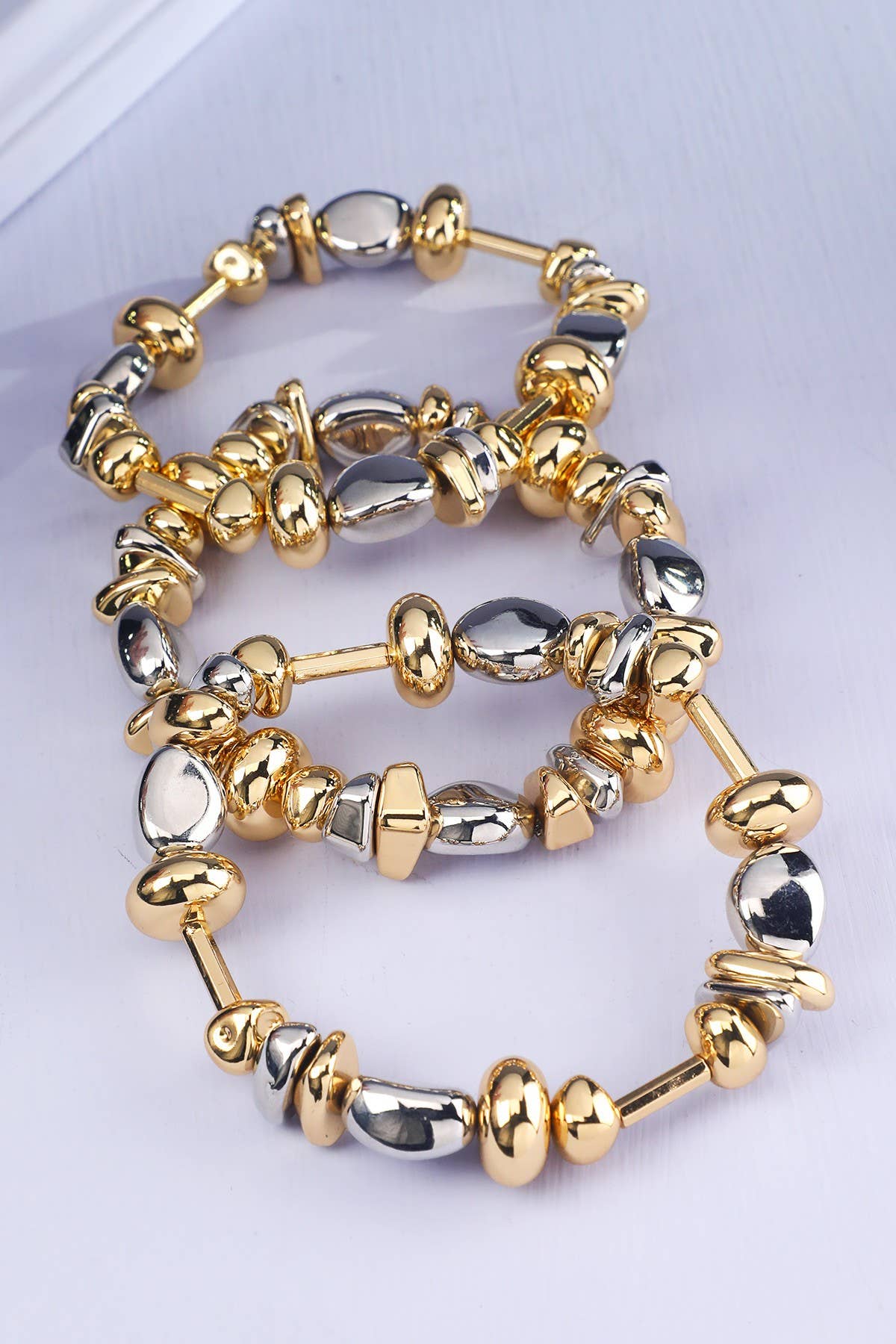 CCB Bead Stretch and Stack Bracelet