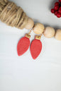 Sparkly Bulb Clay Dangle Earrings