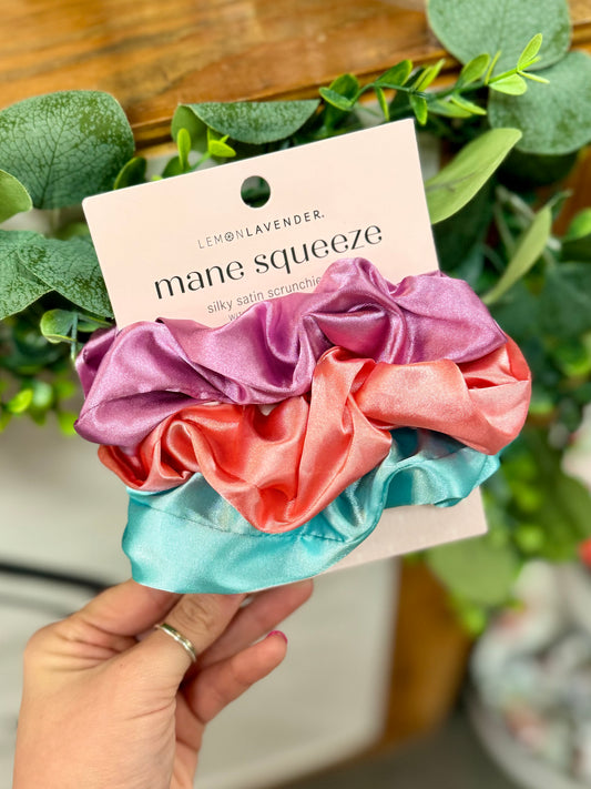 Mane Squeeze Scrunchie Set - 3 Pack