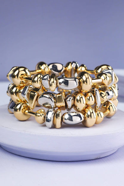 CCB Bead Stretch and Stack Bracelet
