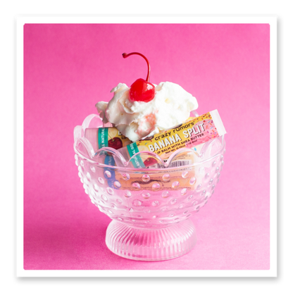  All Natural, Vegan Banana Split Lip Balm