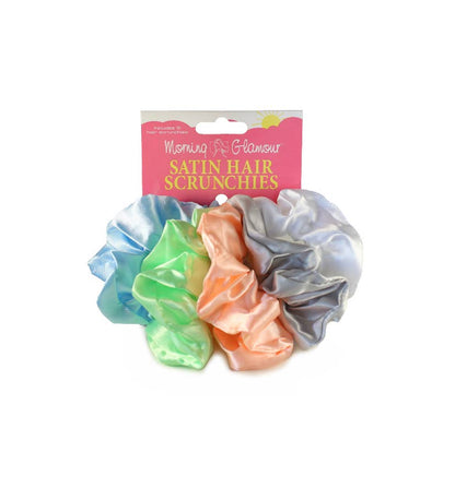 Satin Hair Scrunchies 5 Pk