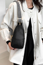 Soft vegan leather crossbody sling bag