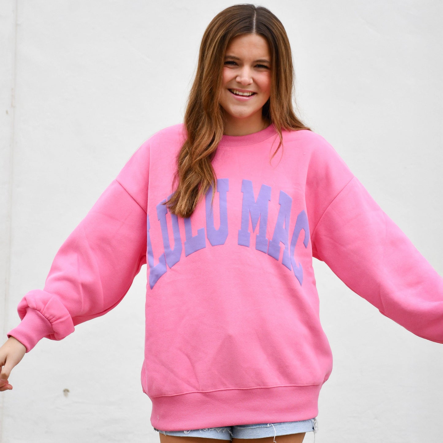 LuLu Mac Sweatshirt - Pink/Purple Puff