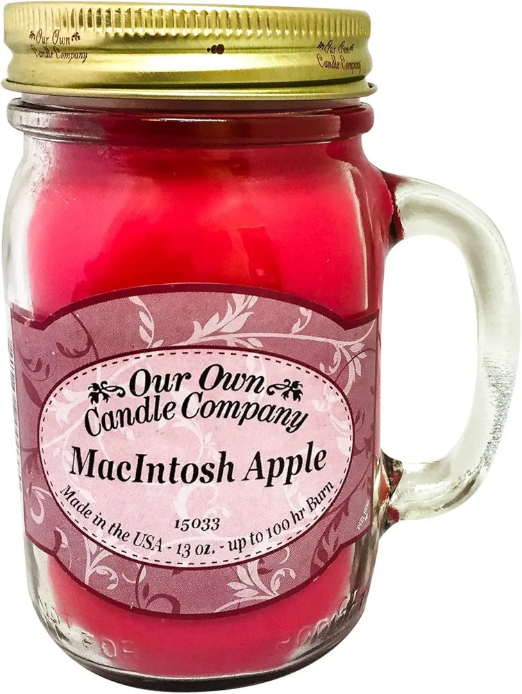 Macintosh Apple Large Candle