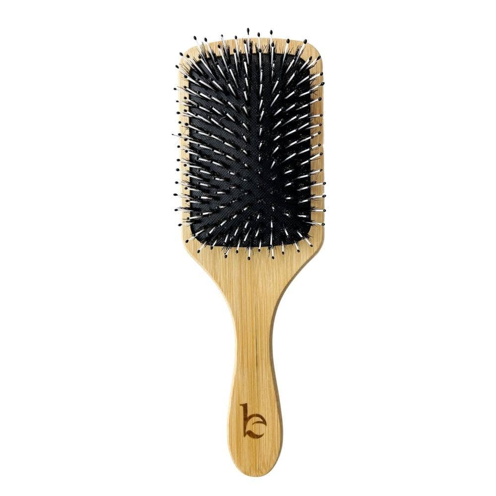 Paddle Brush with Boar Bristles and Nylon Pins