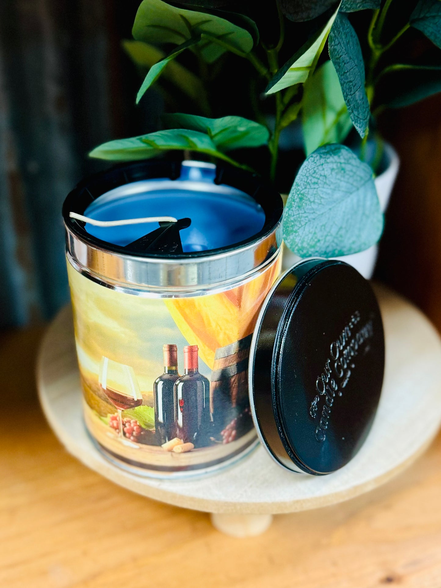 Vineyard Tin Candle