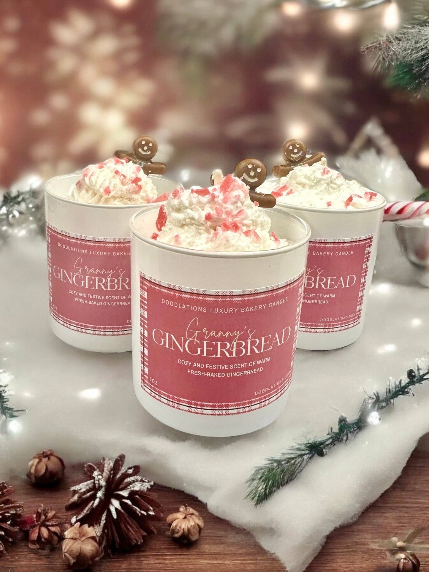 Christmas Gingerbread Bakery Candle 8oz
