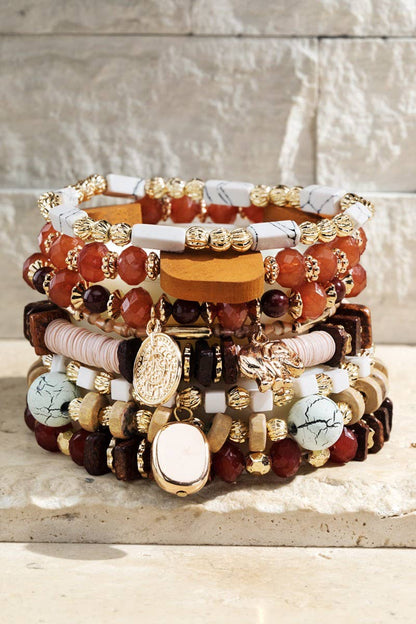 Multi Layered Natural Stone Bracelet