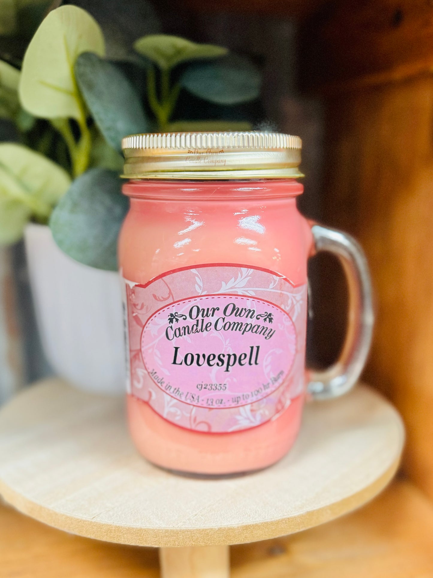 Love Spell Large Candle