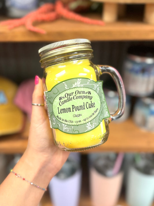 Lemon Pound Cake Large Candle