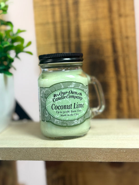 Coconut Lime Mini Candle