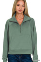 Scuba Half Zip Pullover with Kangaroo Pocket