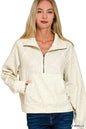 Scuba Half Zip Pullover with Kangaroo Pocket