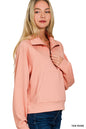 Scuba Half Zip Pullover with Kangaroo Pocket