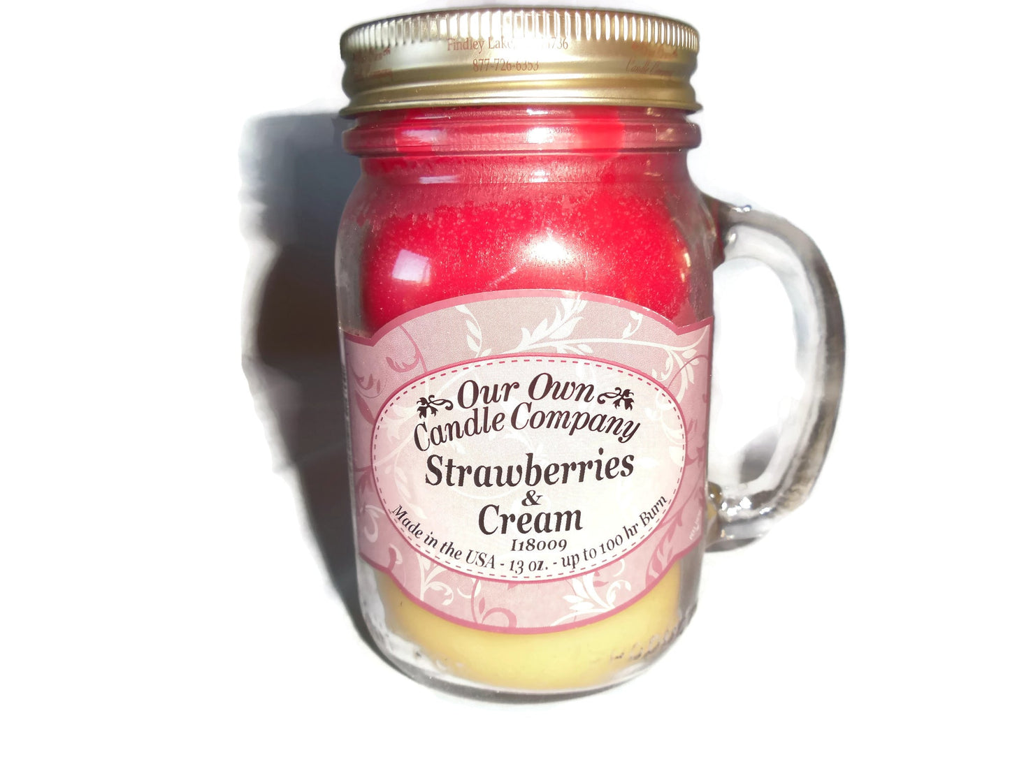 Strawberry & Cream Large Candle