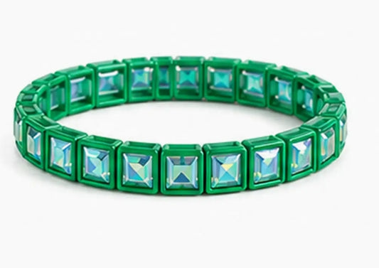 LuLu Mac Stretch Rhinestone Bracelet